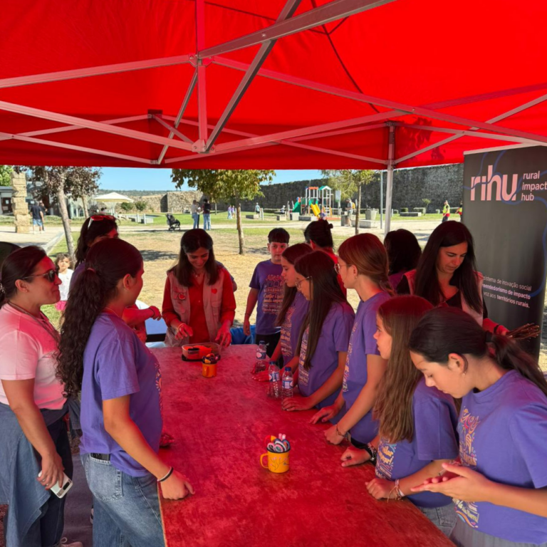 Participantes numa atividade do RIHU e da Comunidade Girasolo no Pichenicão.